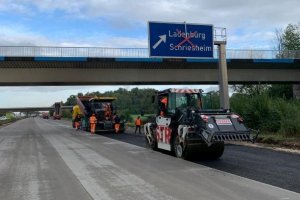 Sanierung der BAB A5 bei Ladenburg